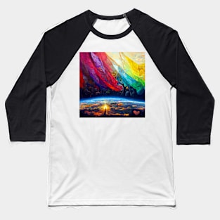 World of Rainbows - best selling Baseball T-Shirt